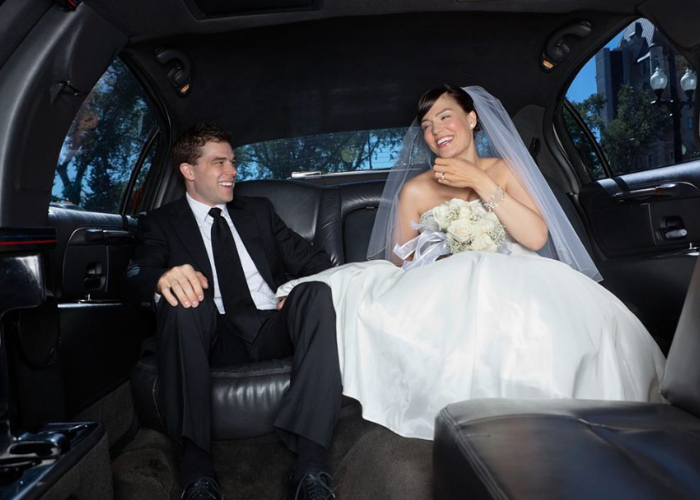 Wedding limo