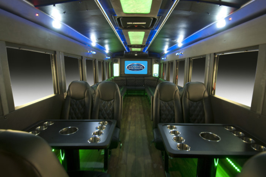 party bus interior